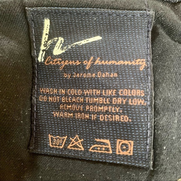 CITIZENS OF HUMANITY Ingrid #002 Stretch Denim Raw Hem Shorts Size 30 - Picture 6 of 16